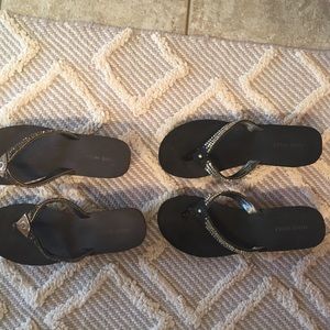 2 pair of Nine West women's size 6 sandals